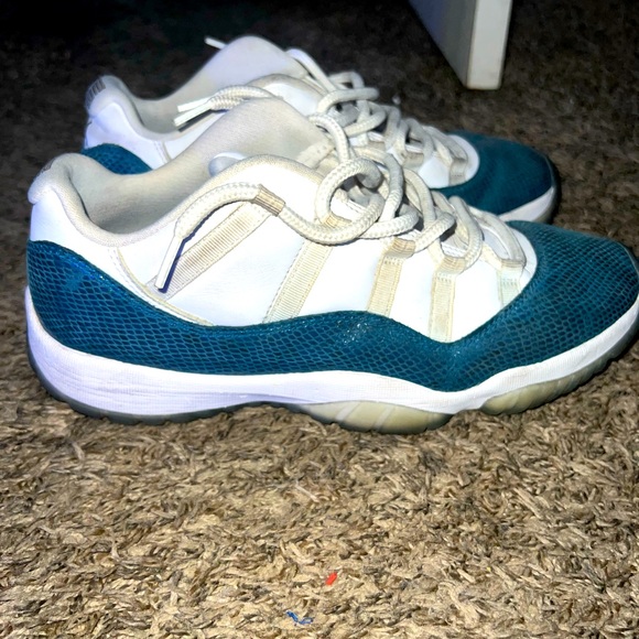 Blue snake skin jordan 11s